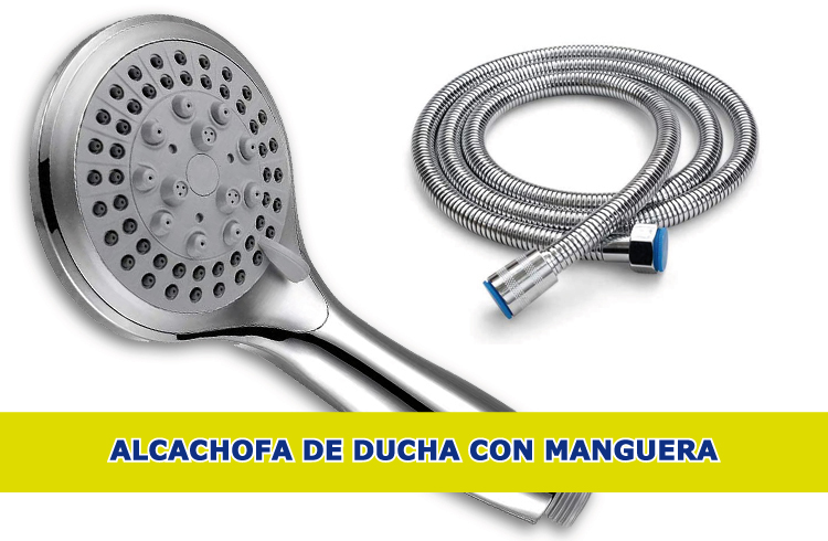 alcachofa ducha con manguera